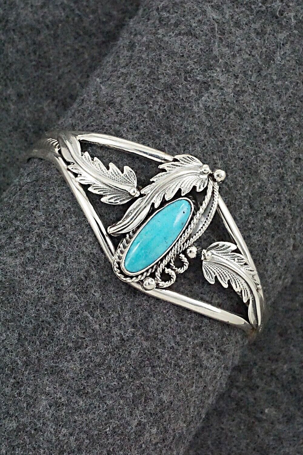 Turquoise & Sterling Silver Bracelet - Andrew Vandever