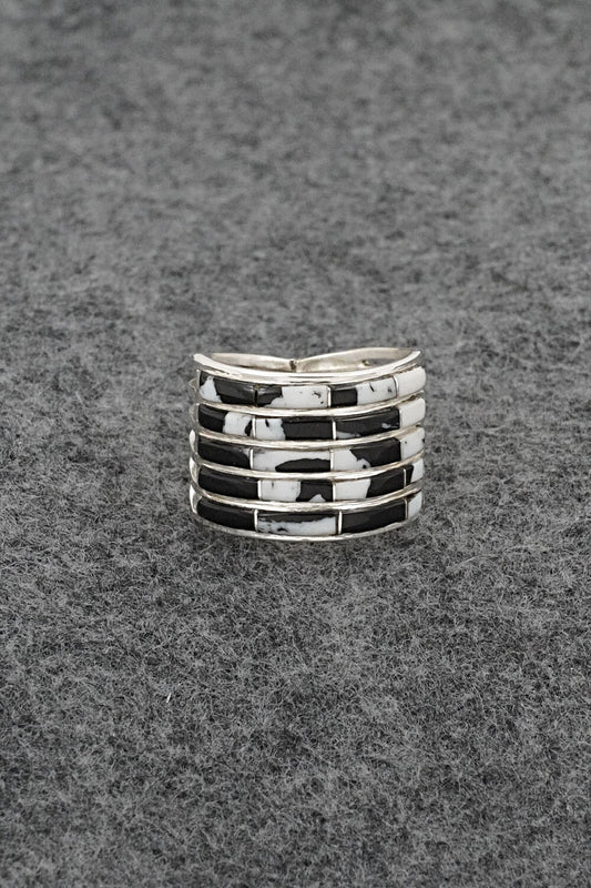 White Buffalo & Sterling Silver Ring - Jamie Johnson - Size 9