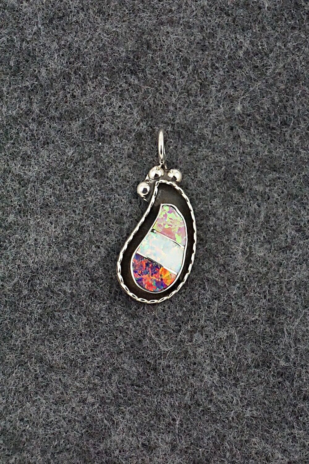 Opalite & Sterling Silver Pendant - Susie Lowsayatee