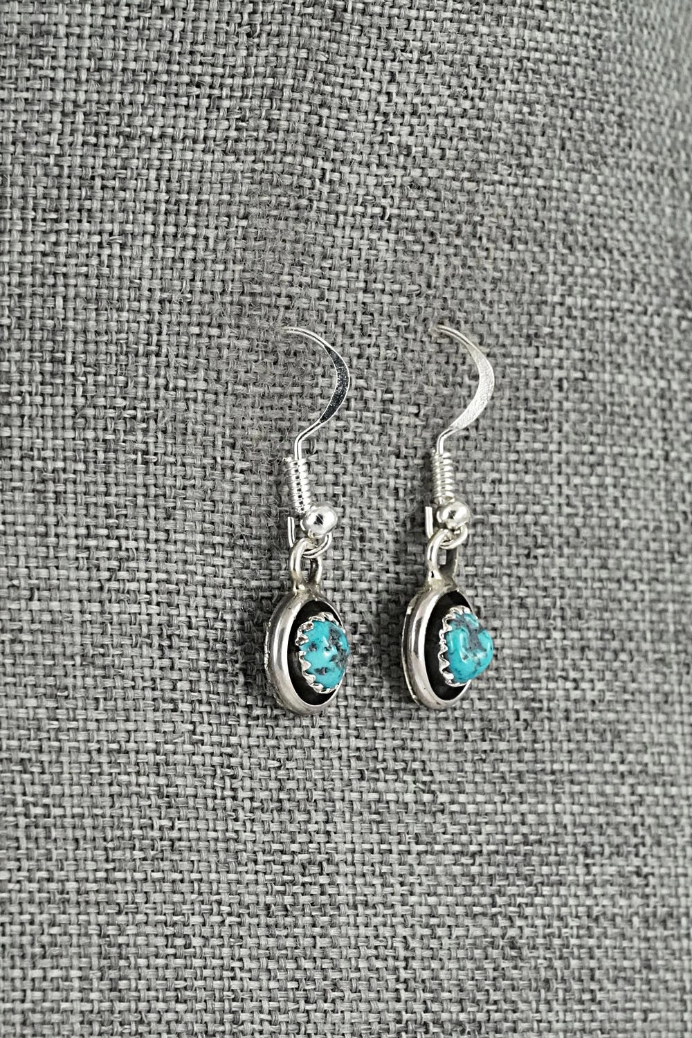 Turquoise & Sterling Silver Squash Blossom Set - Phil Garcia