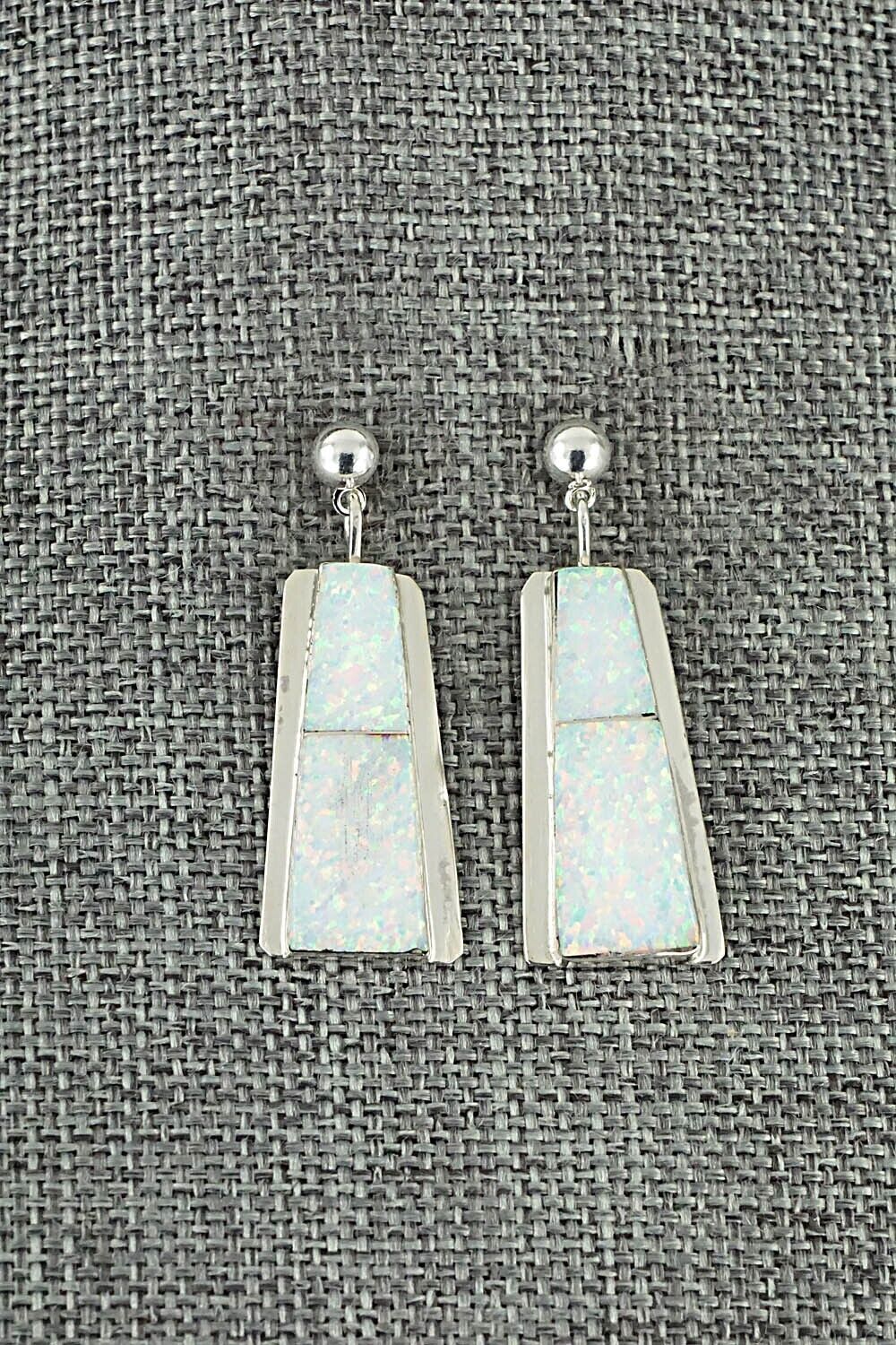 Opalite & Sterling Silver Earrings - Brenda Pete