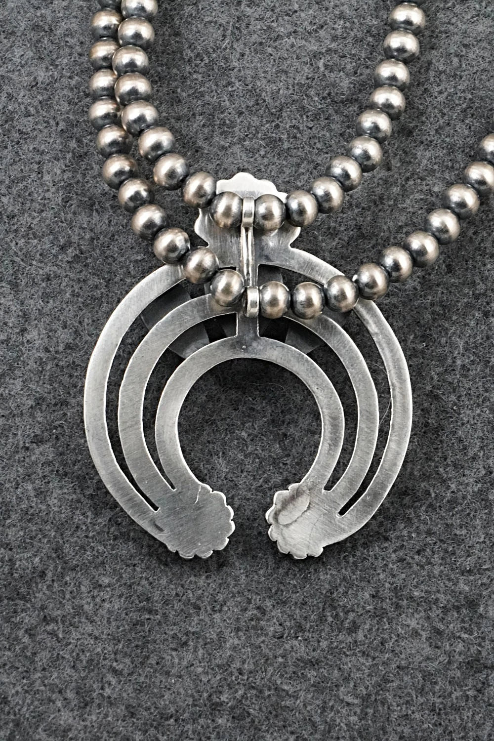 Turquoise & Sterling Silver Necklace - Davey Morgan