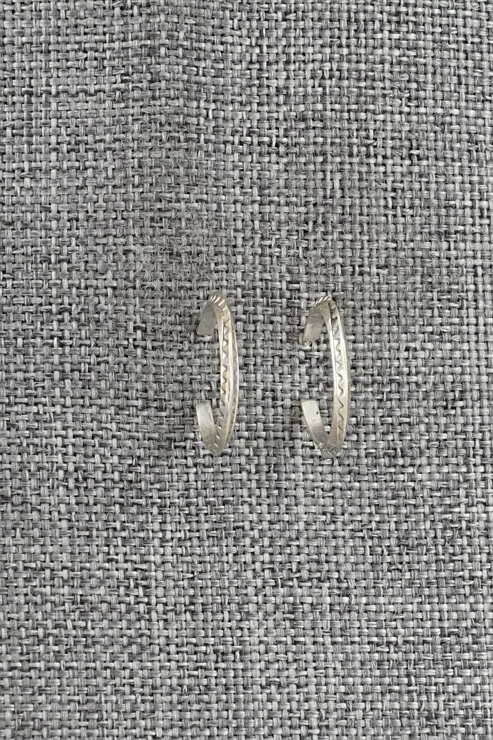 Sterling Silver Hoop Earrings - Elaine Tahe
