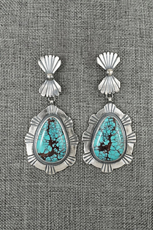Turquoise & Sterling Silver Earrings - Mark Yazzie