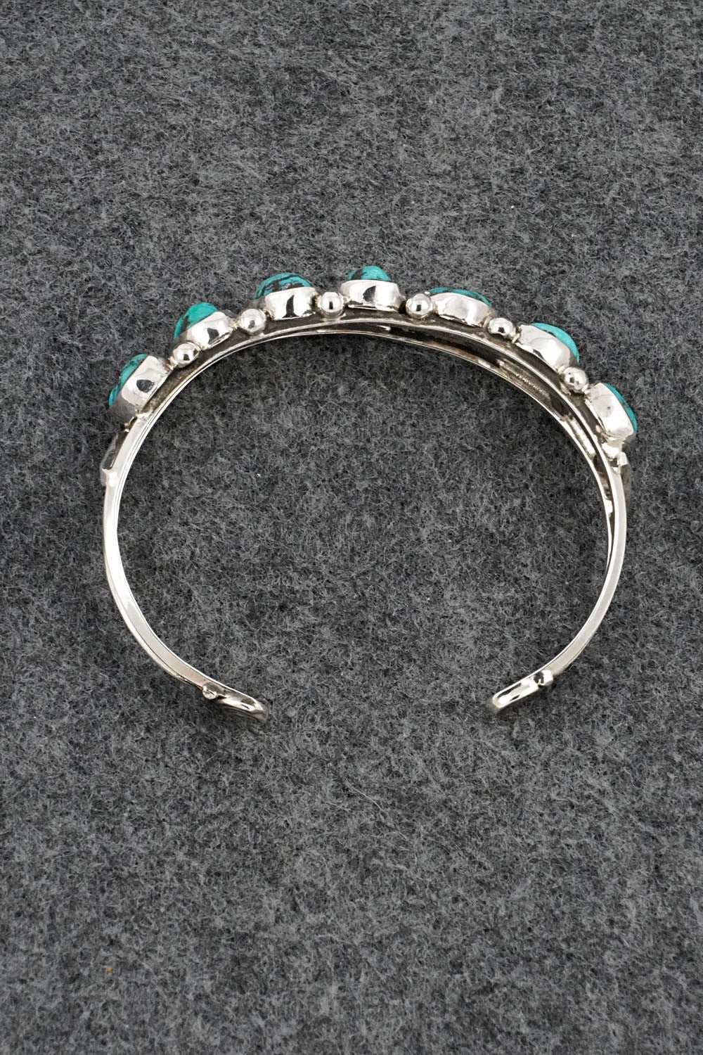 Turquoise & Sterling Silver Bracelet - Priscilla Reeder