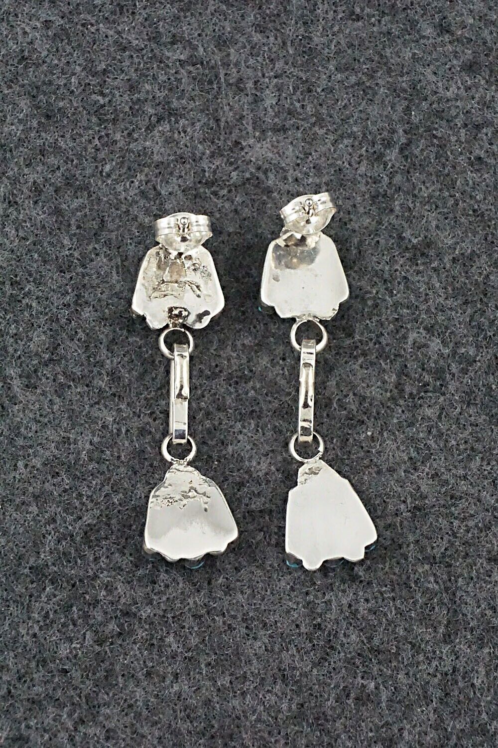 Turquoise & Sterling Silver Earrings - Carlene Hattie