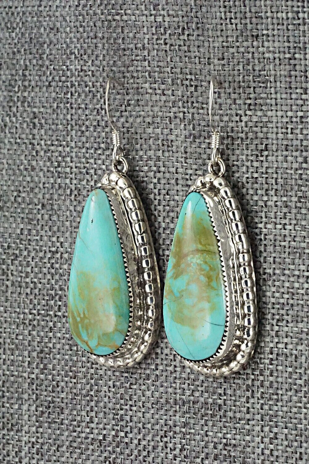 Turquoise & Sterling Silver Earrings - T. Skeets