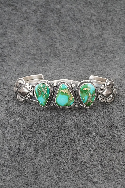 Turquoise & Sterling Silver Bracelet - Sharon McCarthy