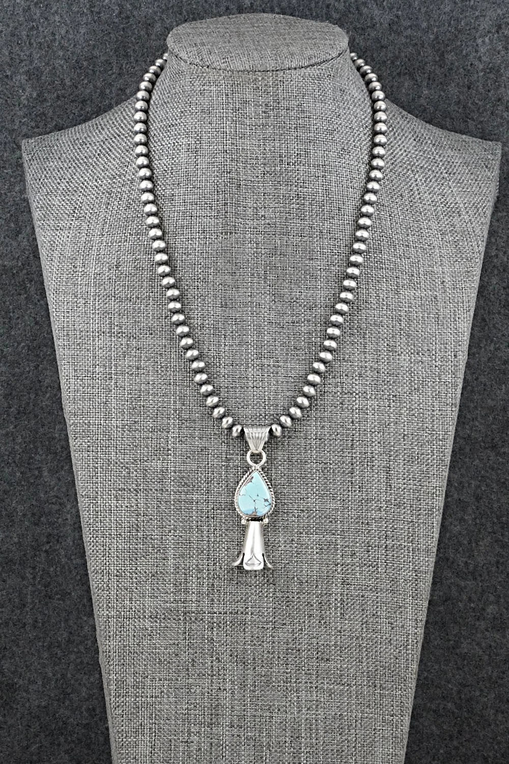 Turquoise & Sterling Silver Necklace - Sharon McCarthy