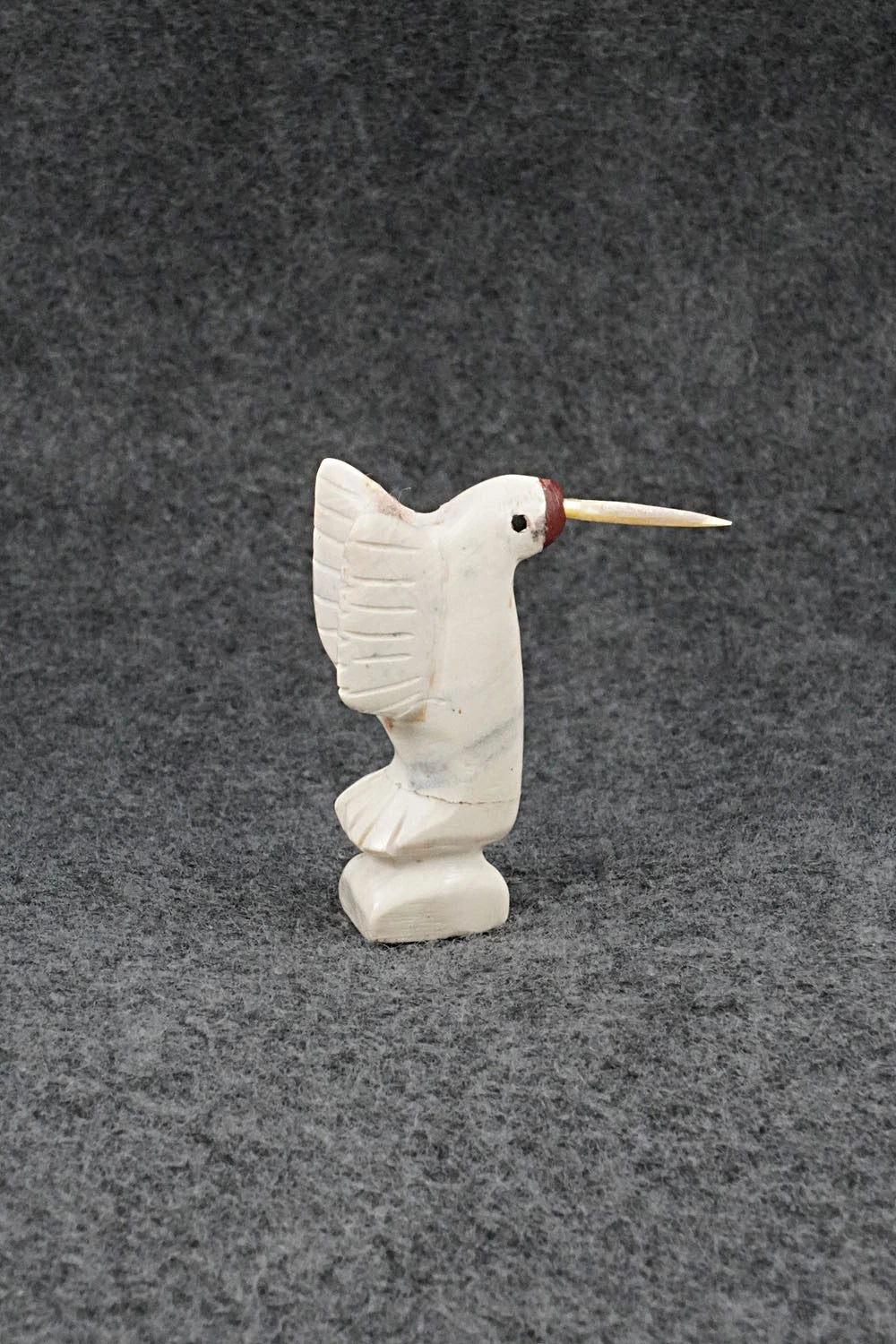 Hummingbird Zuni Fetish Carving - Justin Red Elk
