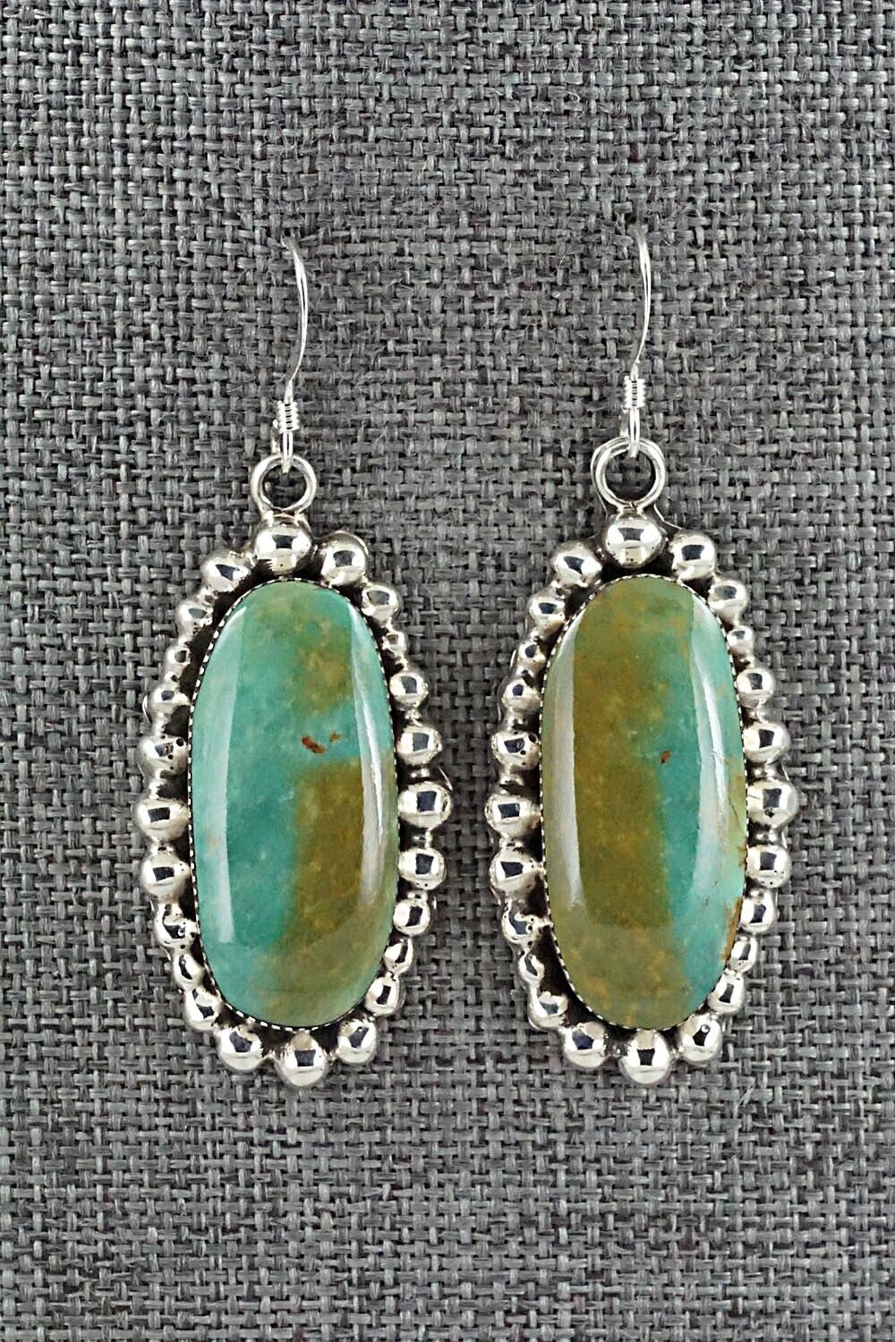 Turquoise & Sterling Silver Earrings - Sheena Jack