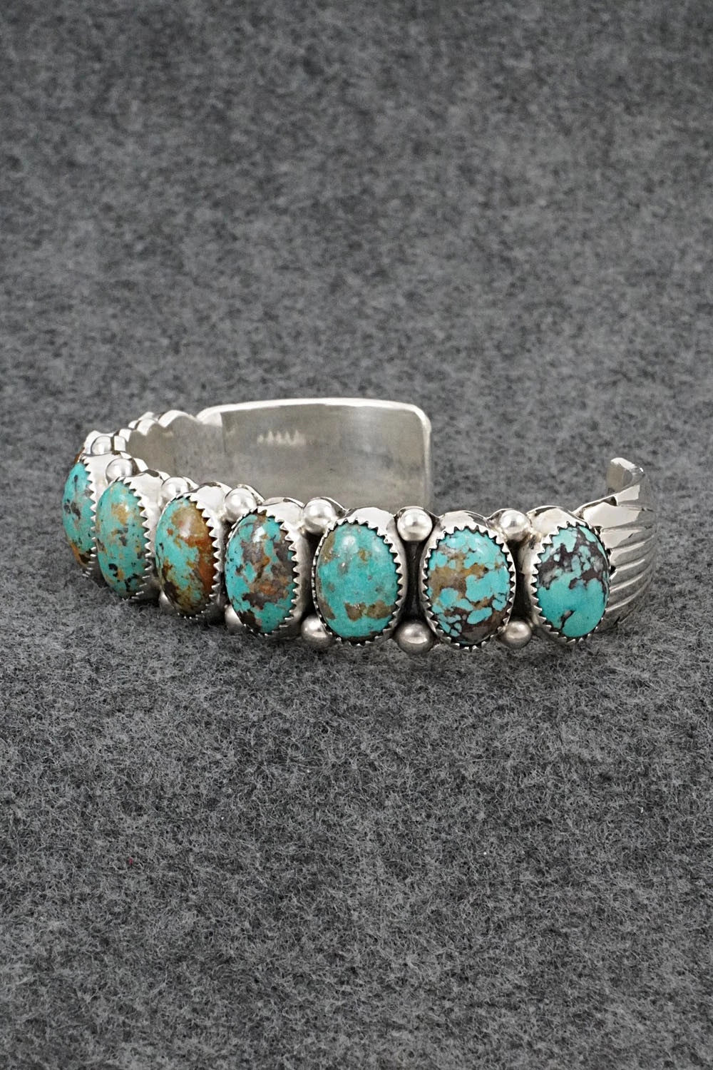 Turquoise & Sterling Silver Bracelet - Martin Muskett