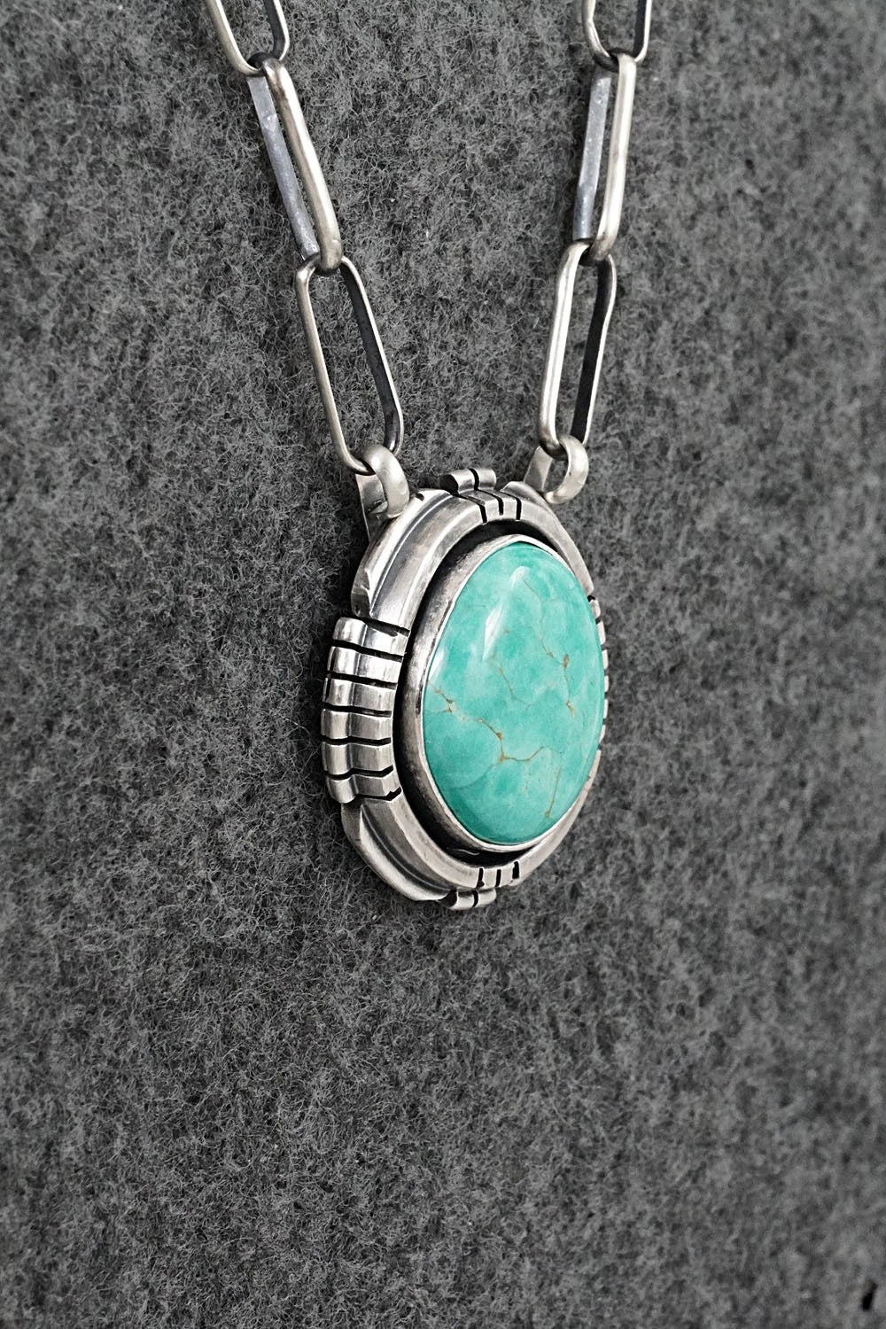 Turquoise & Sterling Silver Necklace - Daniel Benally