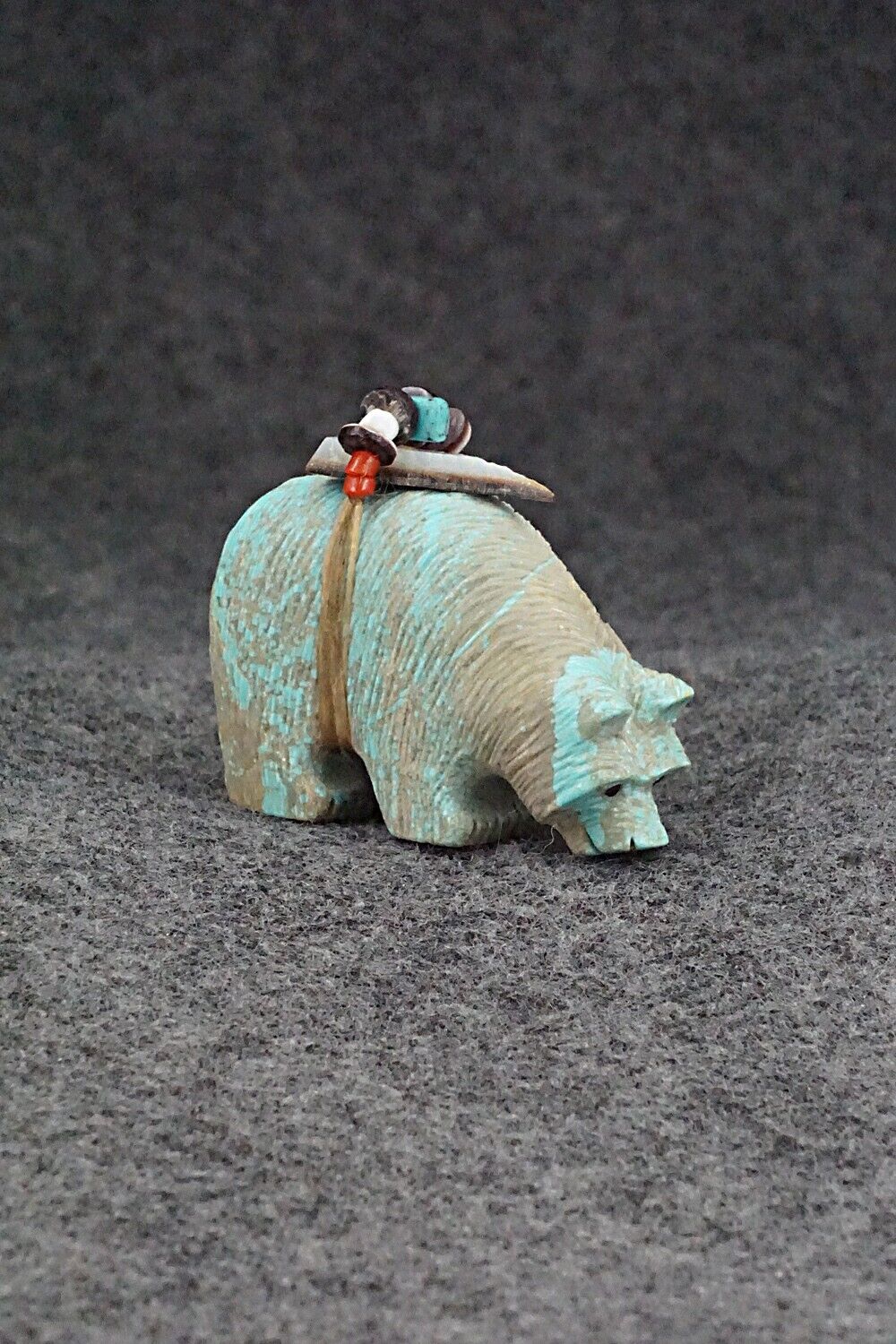 Bear Zuni Fetish Carving - Douglas Martza