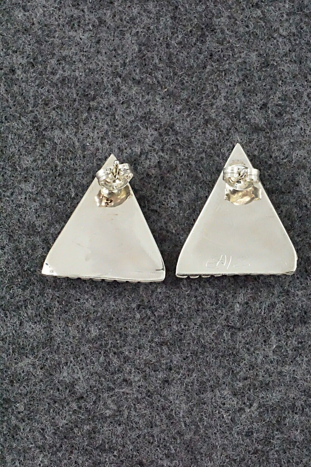 Onyx & Sterling Silver Earrings - Charleen Mahkee