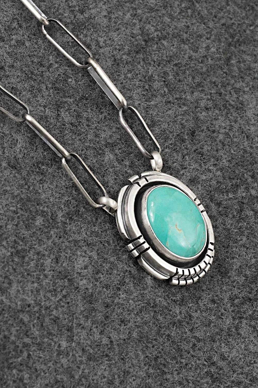Turquoise & Sterling Silver Necklace - Daniel Benally