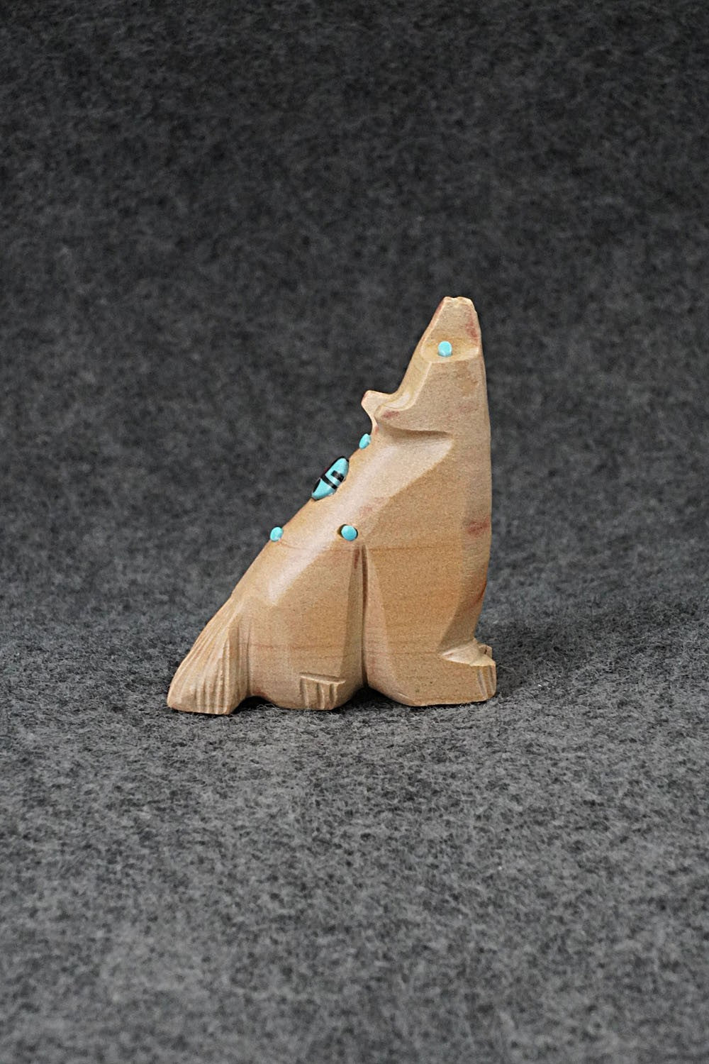 Wolf Zuni Fetish Carving - Dannette Laate