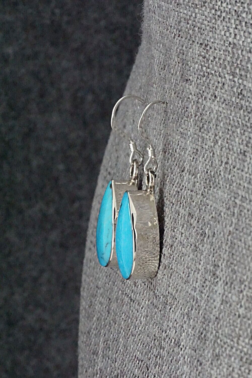 Turquoise & Sterling Silver Earrings - Sadie Jim