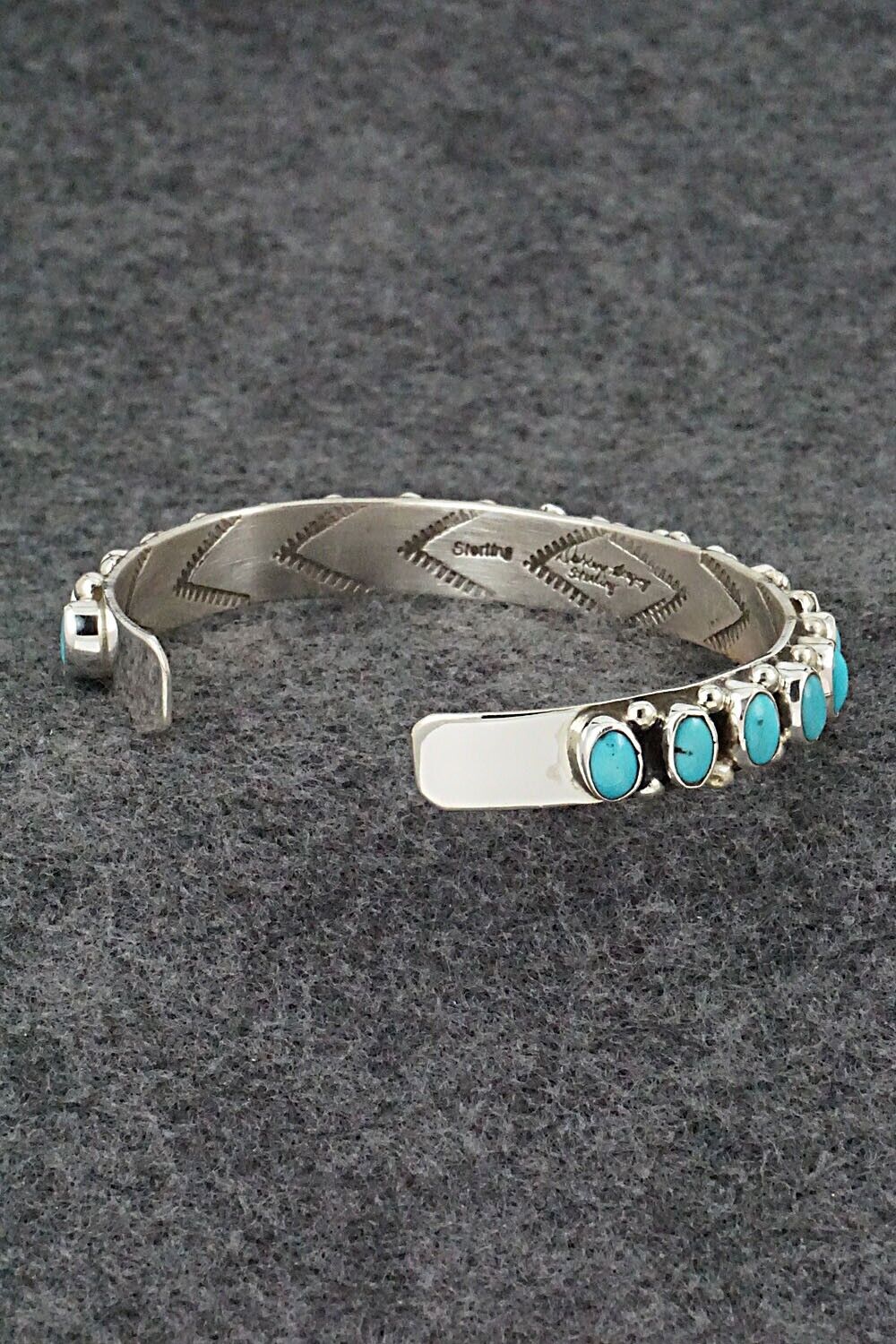 Turquoise & Sterling Silver Bracelet - Darlene Begay