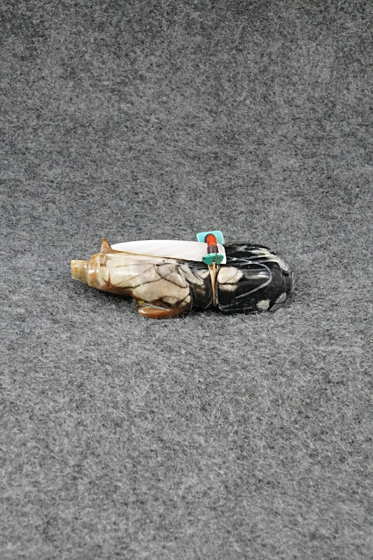 Badger Zuni Fetish Carving - Alex Tsethlikai