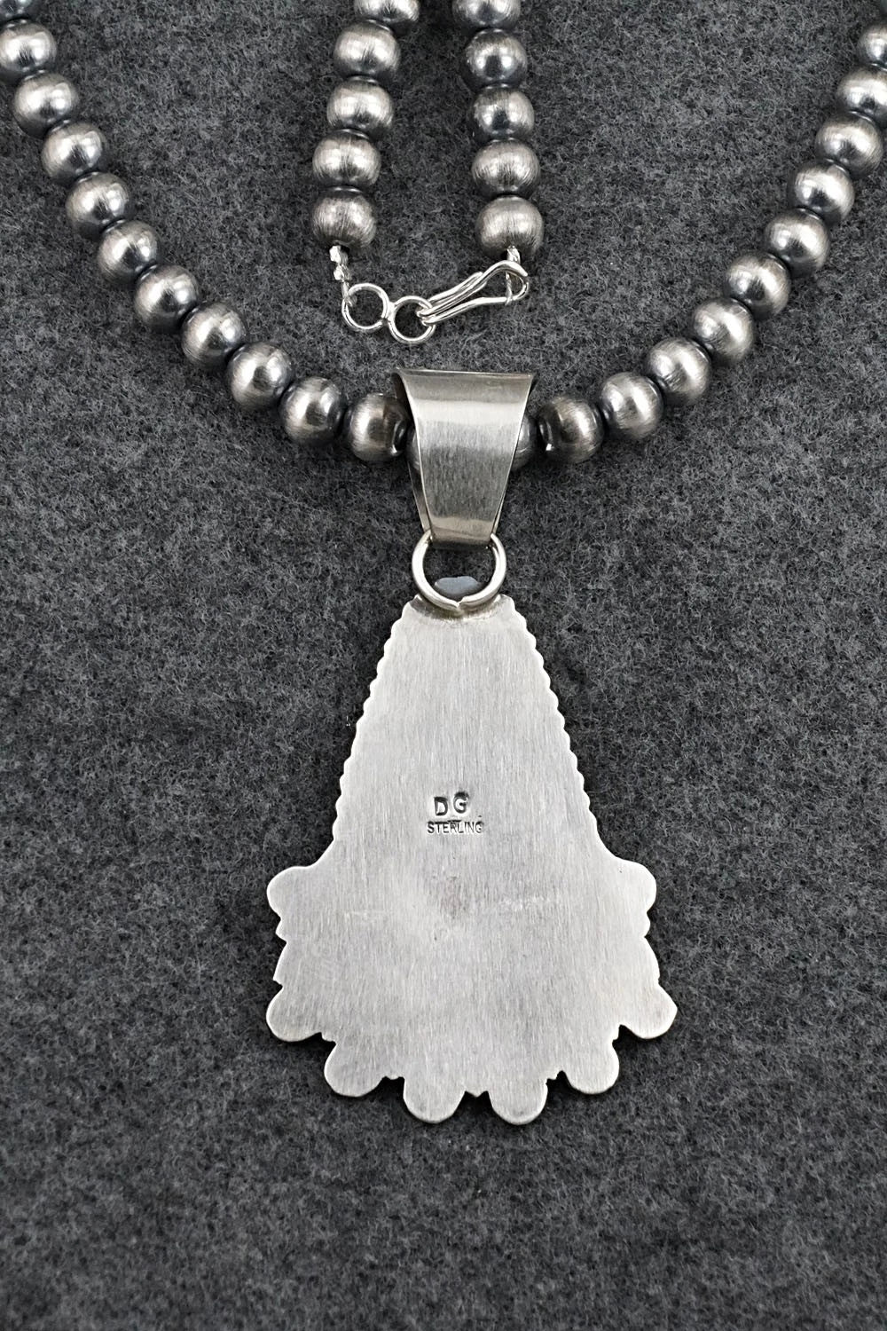 Spiny Oyster & Sterling Silver Necklace - Derrick Gordon