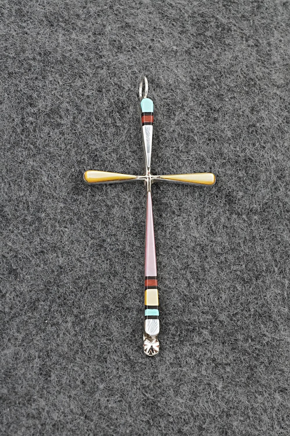 Multi-Stone & Sterling Silver Pendant - Sylvester Noche