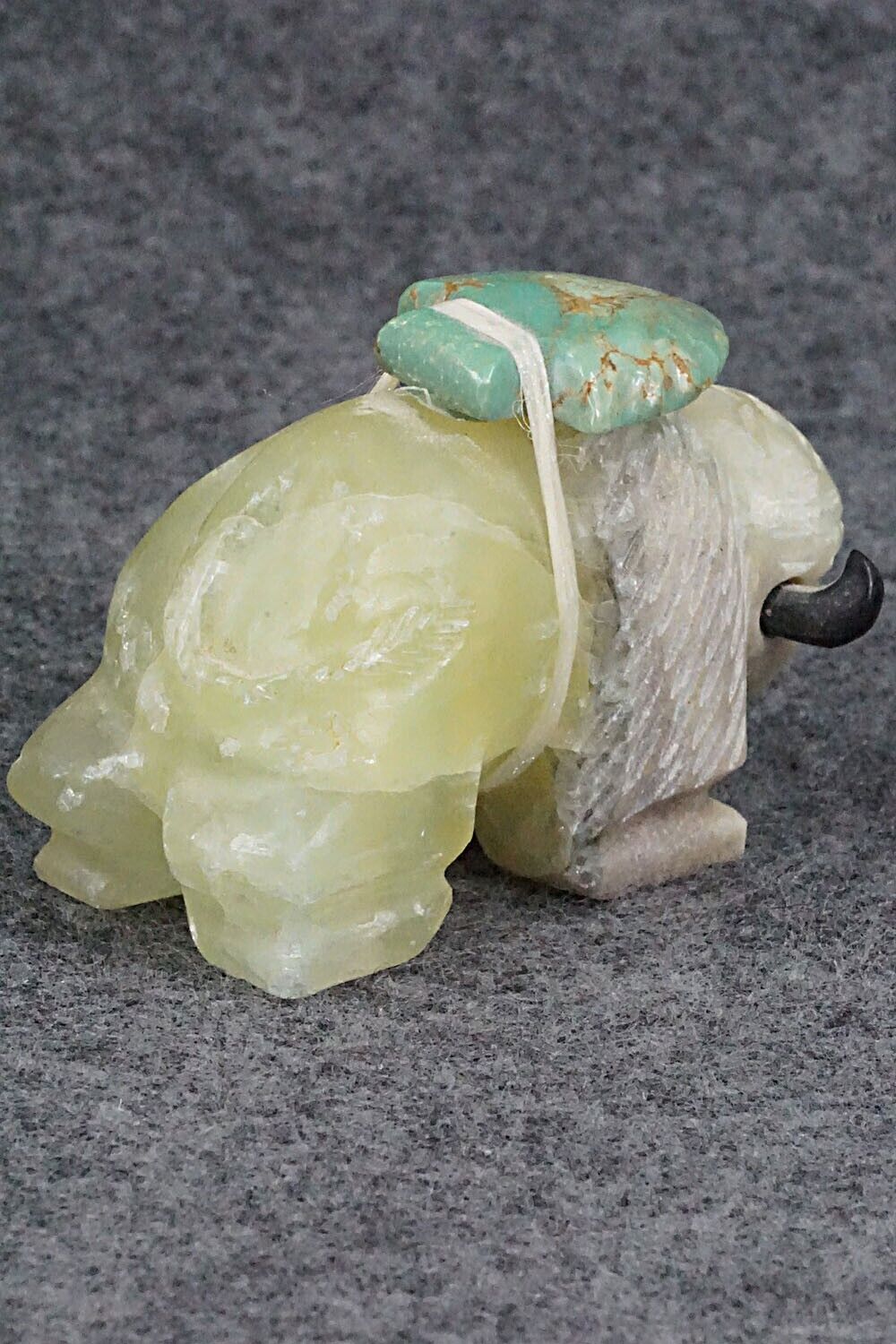 Buffalo Zuni Fetish Carving - Sullivan Shebola