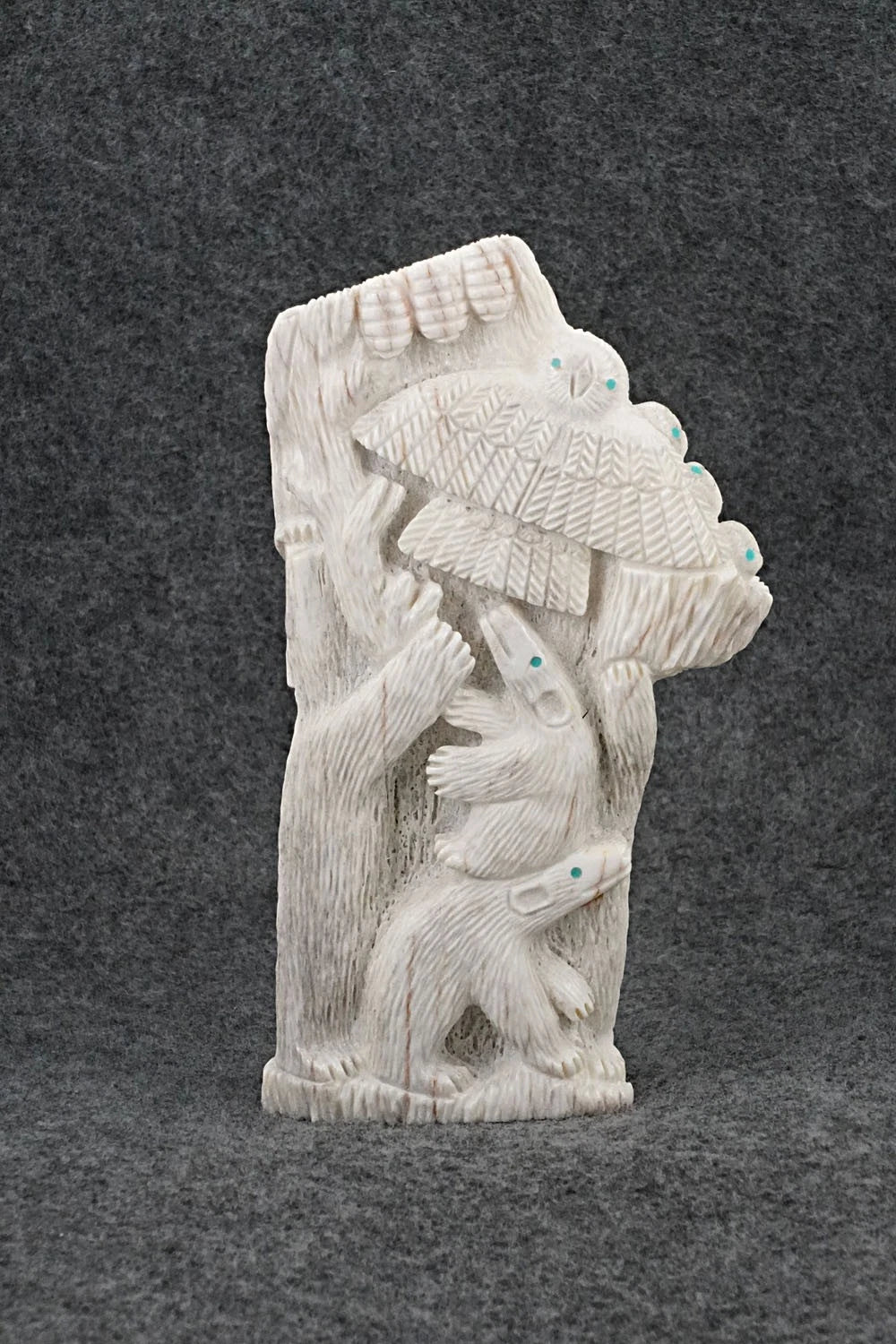 Bears Zuni Fetish Carving - Destry Siutza