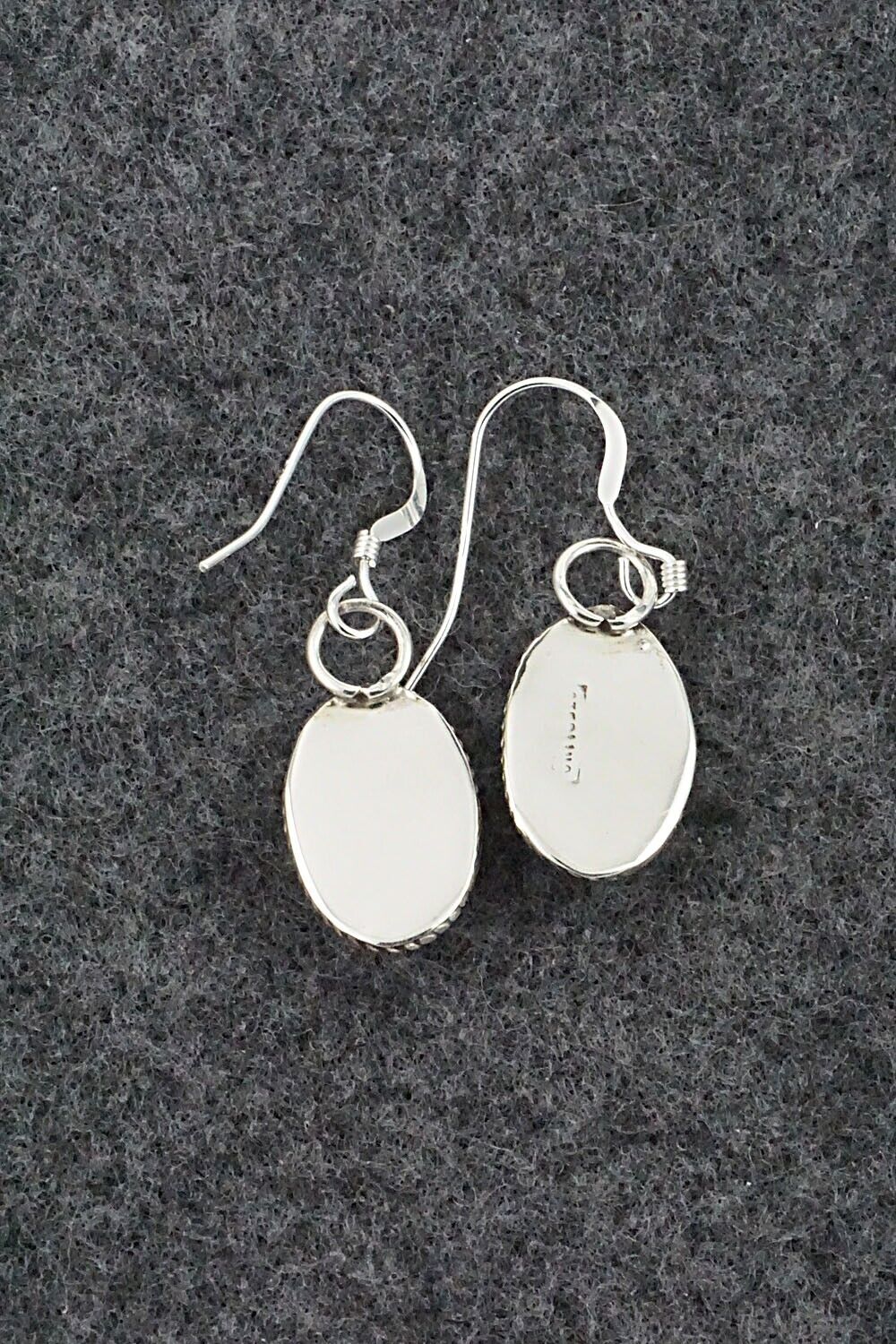 Turquoise & Sterling Silver Earrings - Ernest Hawthorne