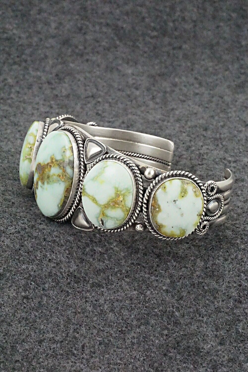 Variscite & Sterling Silver Bracelet - Derrick Gordon