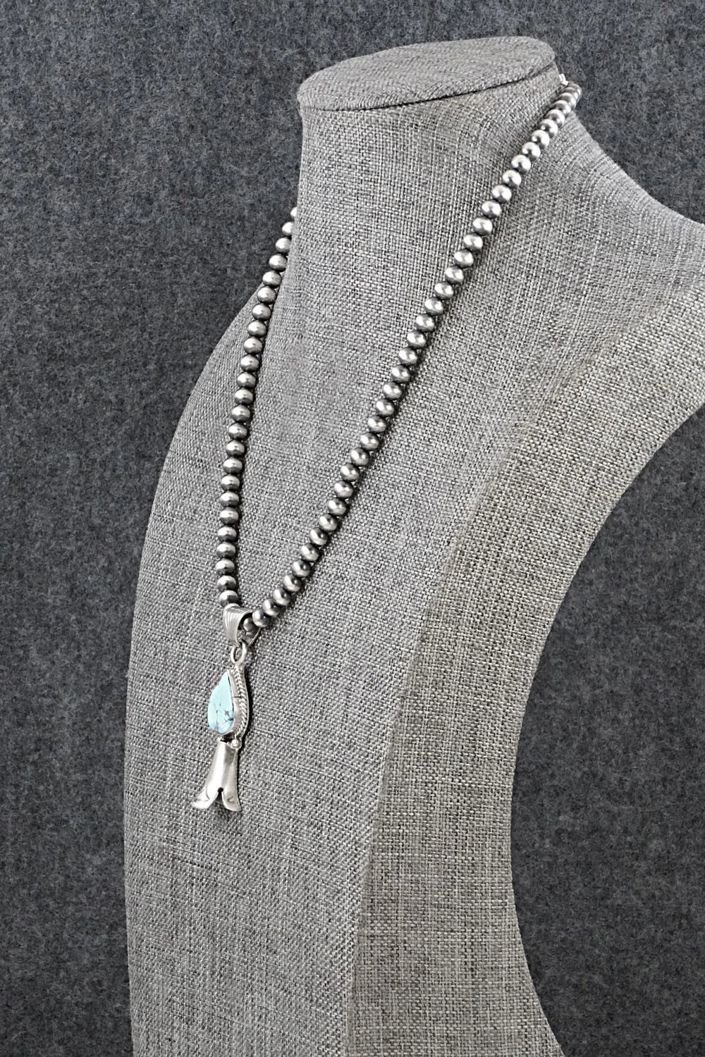 Turquoise & Sterling Silver Necklace - Sharon McCarthy