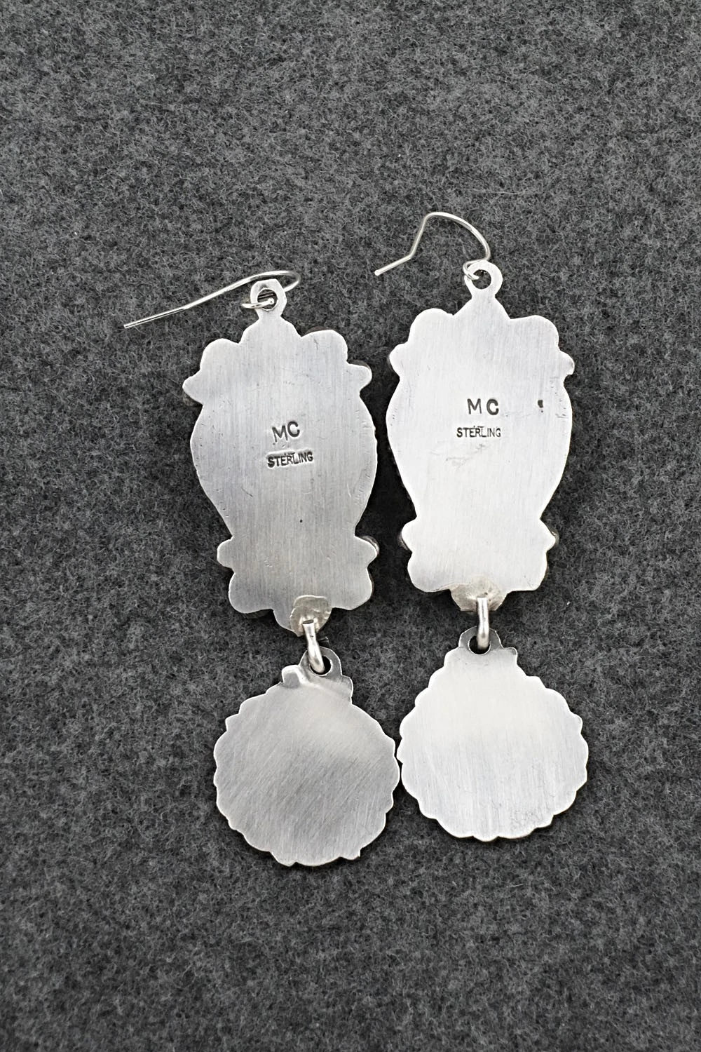 Turquoise & Sterling Silver Earrings - Michael Calladitto