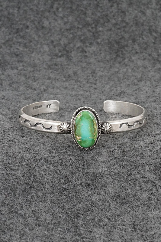 Turquoise & Sterling Silver Bracelet - Samuel Yellowhair