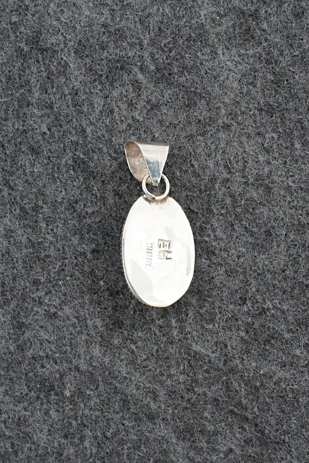 Turquoise & Sterling Silver Pendant - Ernest Hawthorne