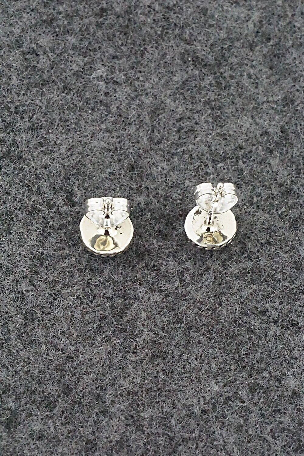 Turquoise and Sterling Silver Earrings - Esther White