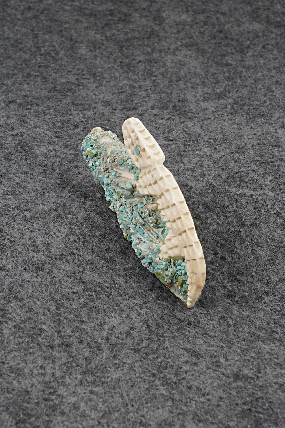 Lizard Zuni Fetish Carving - Jensen Charlie