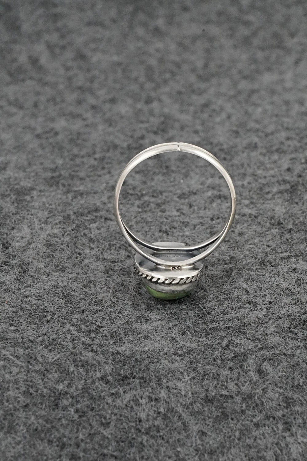 Turquoise & Sterling Silver Ring - Rosemary Saunders - Size 8
