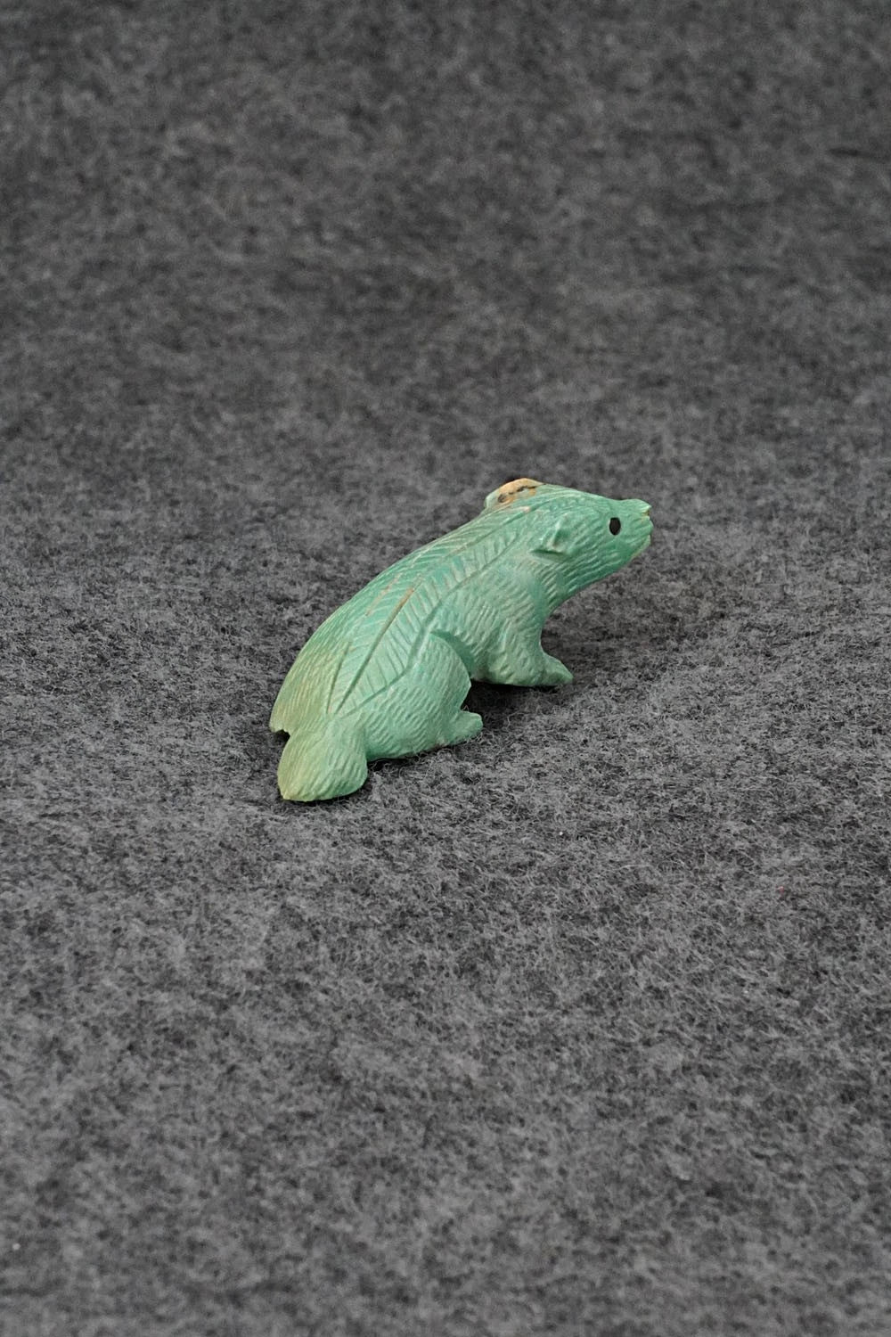 Badger Zuni Fetish Carving - Lance Cheama