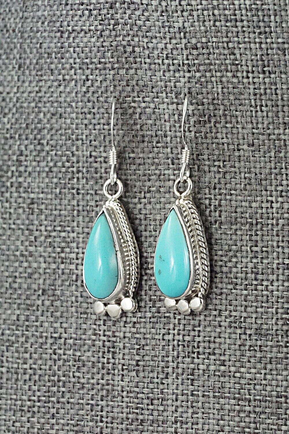 Turquoise and Sterling Silver Earrings - Sharon McCarthy