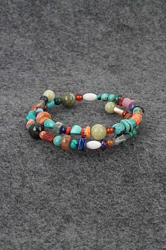 Multi-Stone Beaded Bracelet - Helen Tsosie