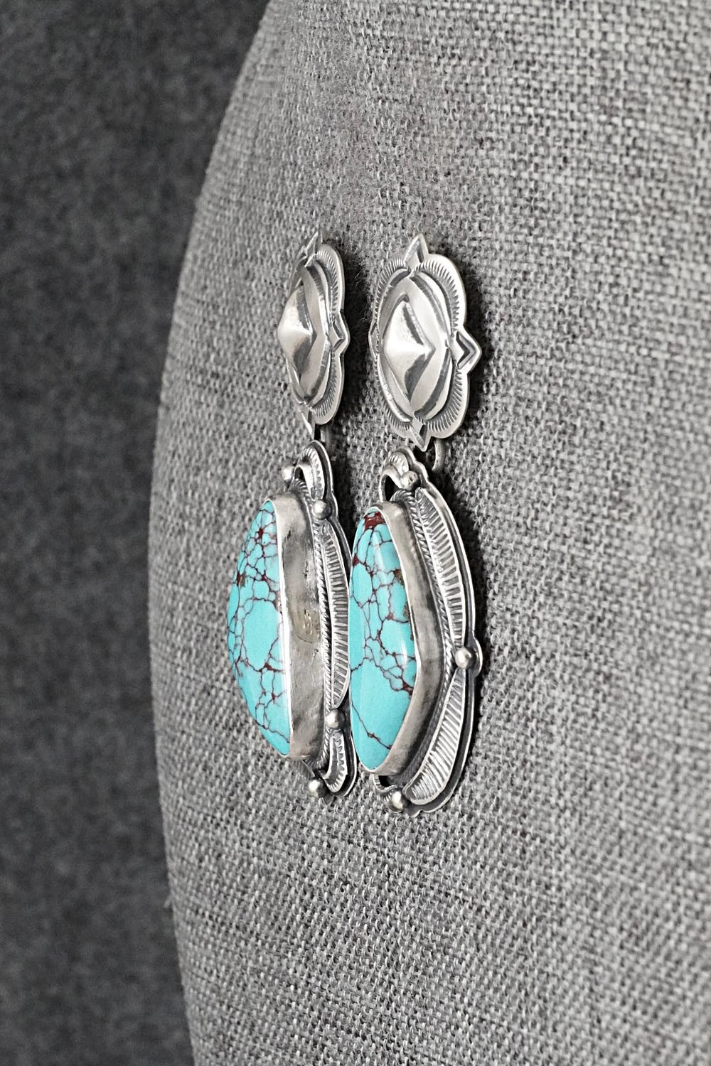 Turquoise & Sterling Silver Earrings - Randy Boyd