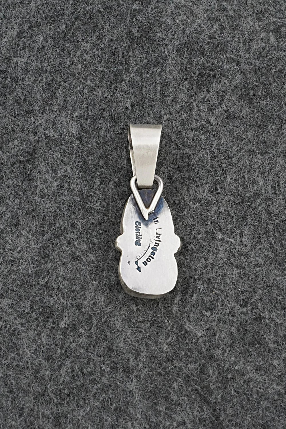 Turquoise & Sterling Silver Pendant - Darrin Livingston