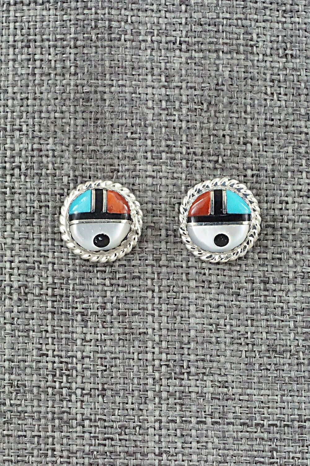 Multi-Stone & Sterling Silver Earrings - Elvira Kiytite