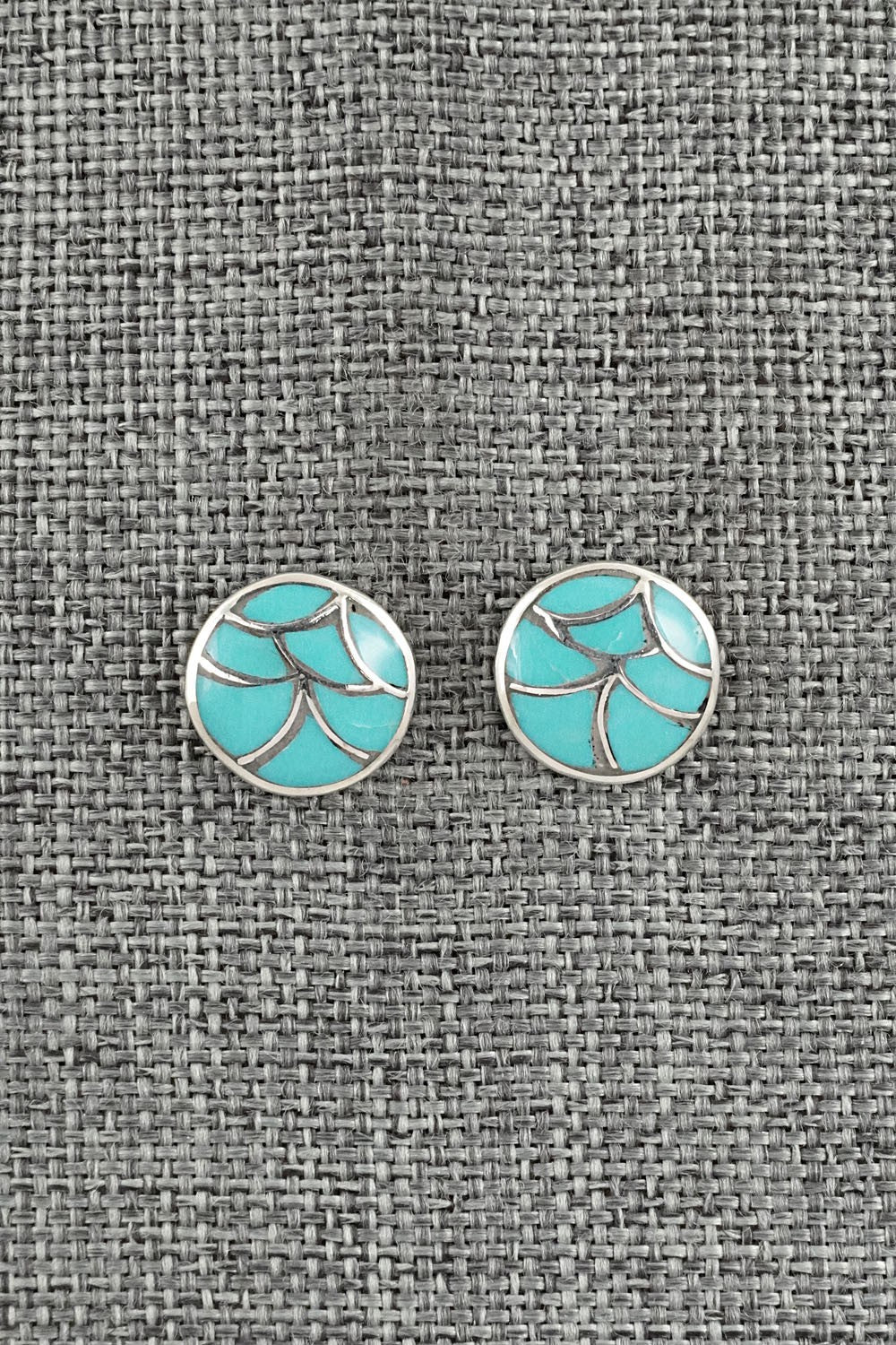 Turquoise & Sterling Silver Earrings - Orena Leekya