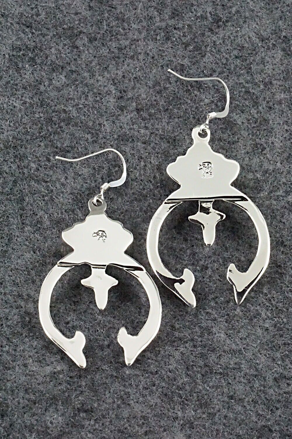 Turquoise & Sterling Silver Earrings - Sarah Yazzie