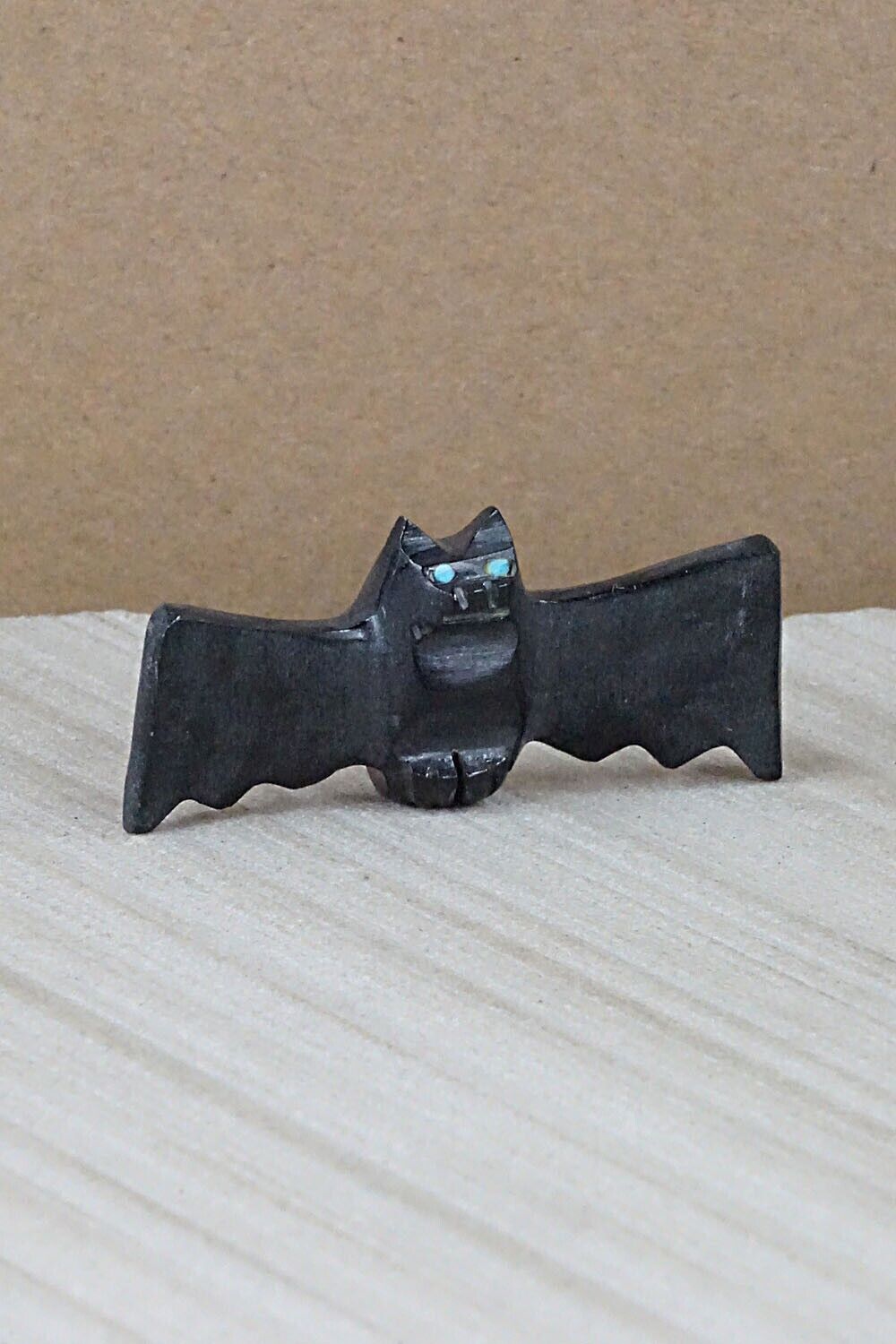 Bat Zuni Fetish Carving - Tim Lementino