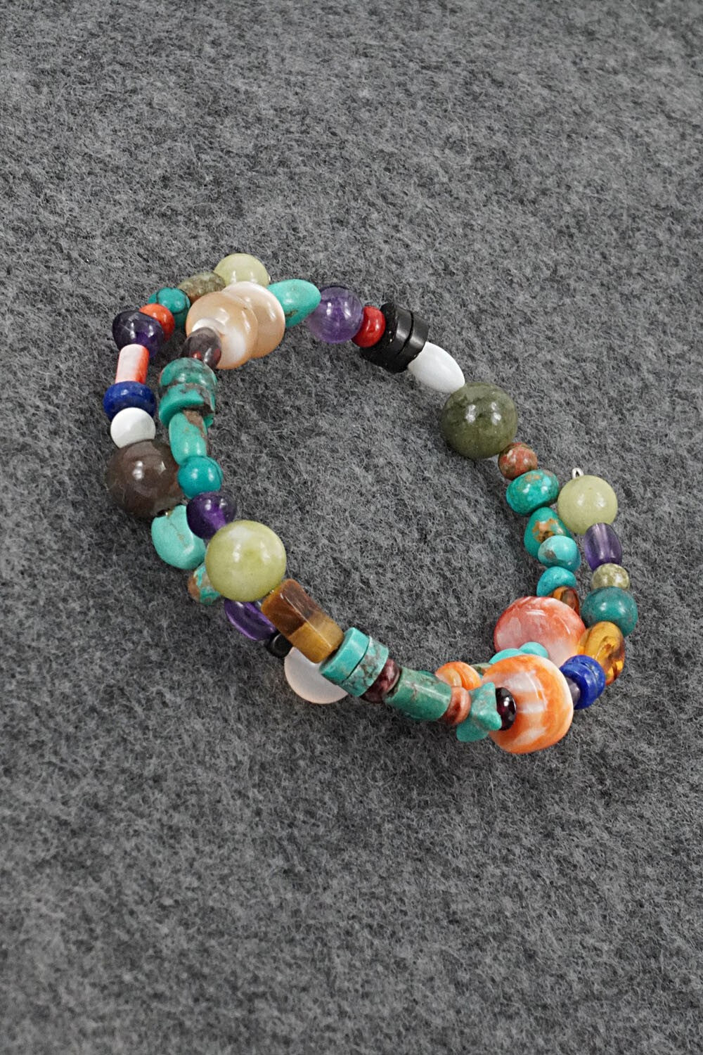 Multi-Stone Beaded Bracelet - Helen Tsosie