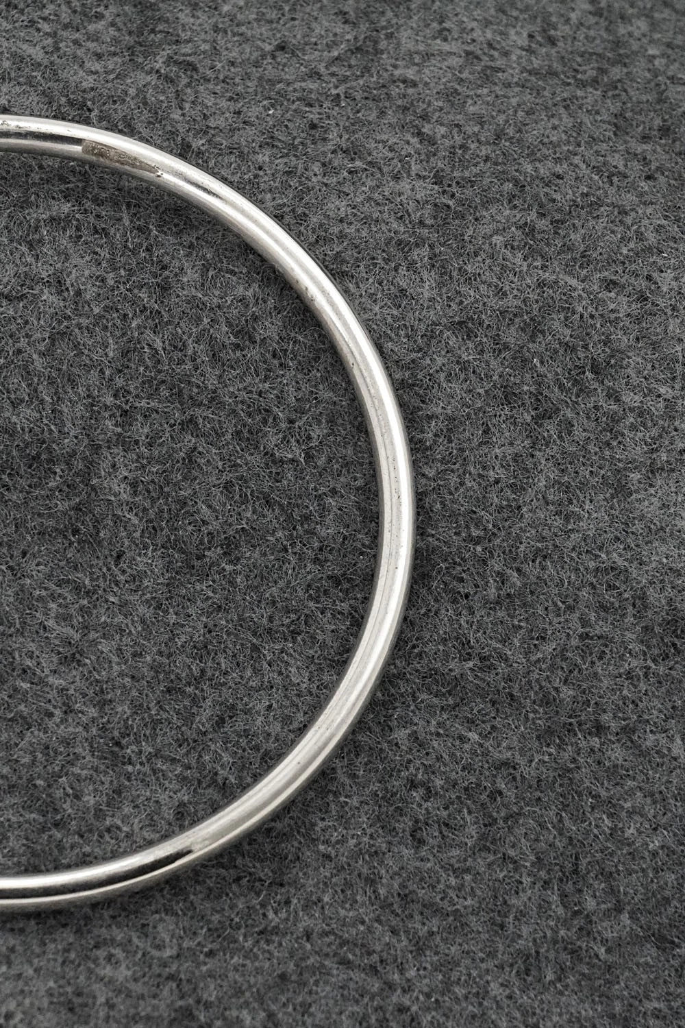 Sterling Silver Bangle Bracelet - Elaine Tahe
