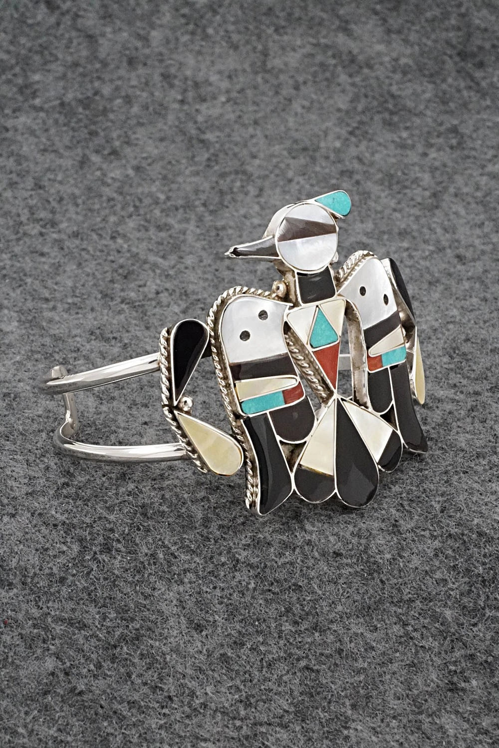 Multi-Stone & Sterling Silver Bracelet - Corraine Shack