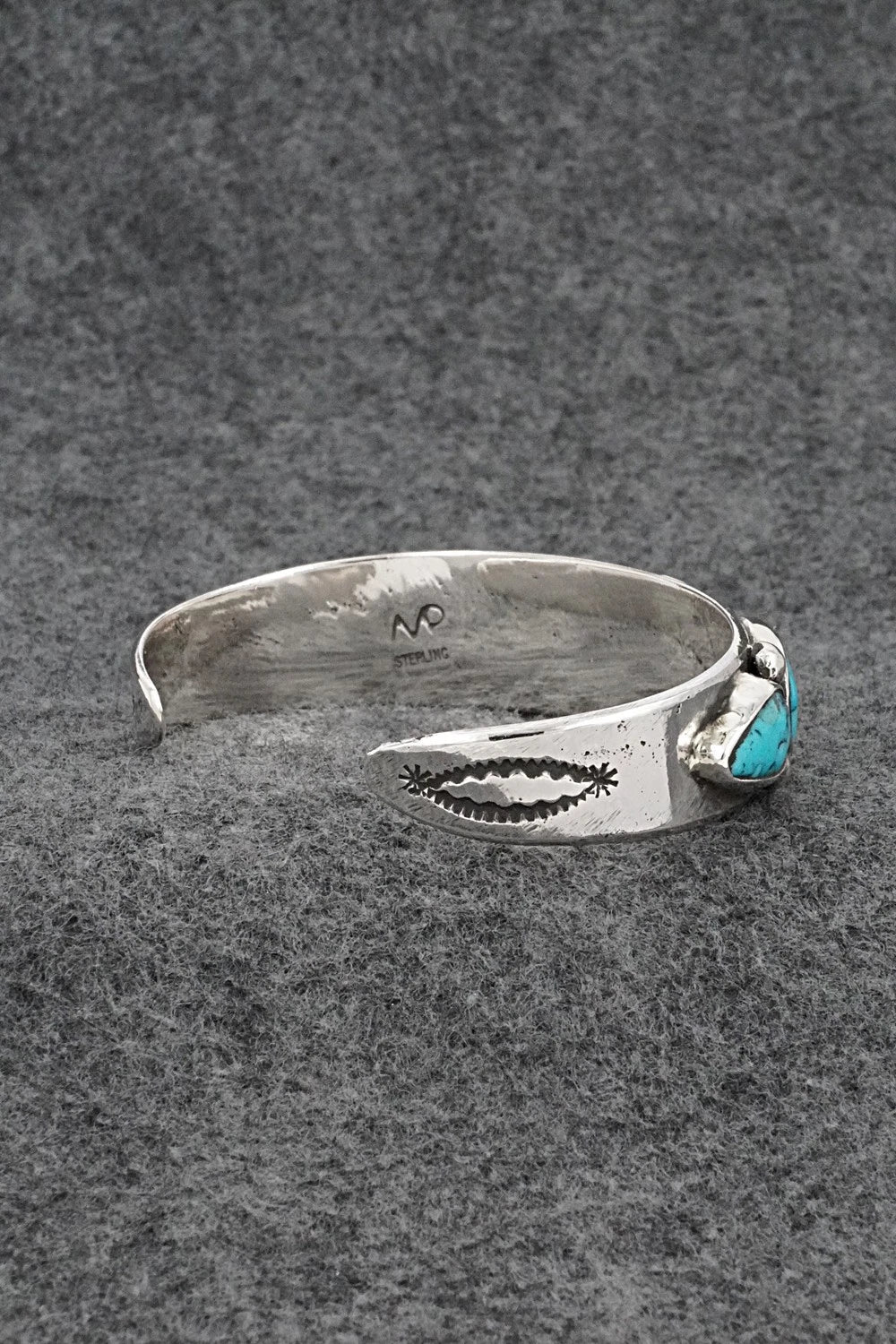 Turquoise & Sterling Silver Bracelet - Mike Platero